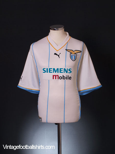 2001-02 Lazio European Shirt XXL Football Shirt