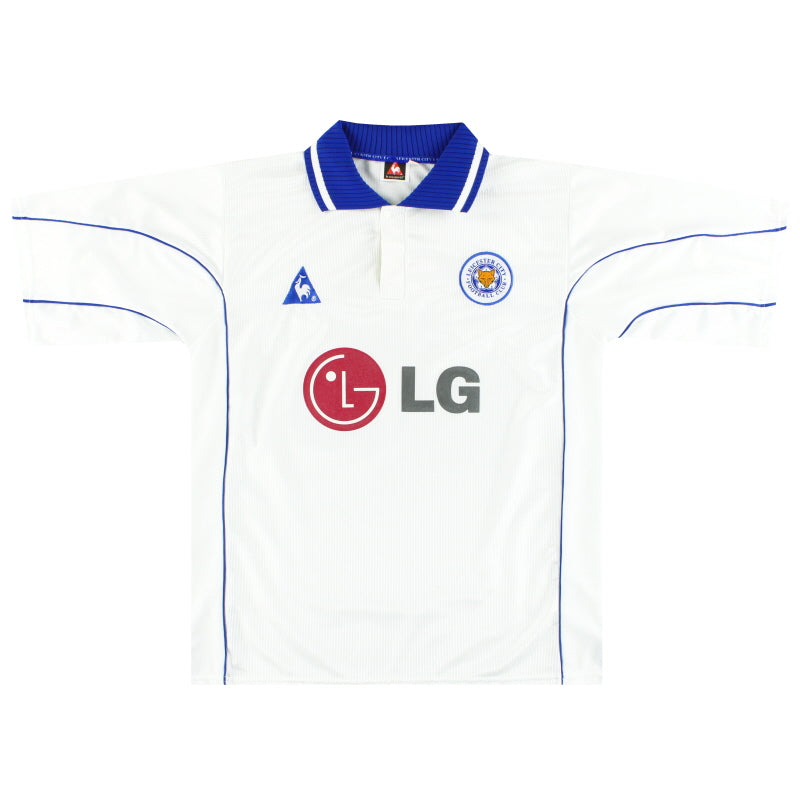 2001-02 Leicester Le Coq Sportif Away Shirt L Football Shirt