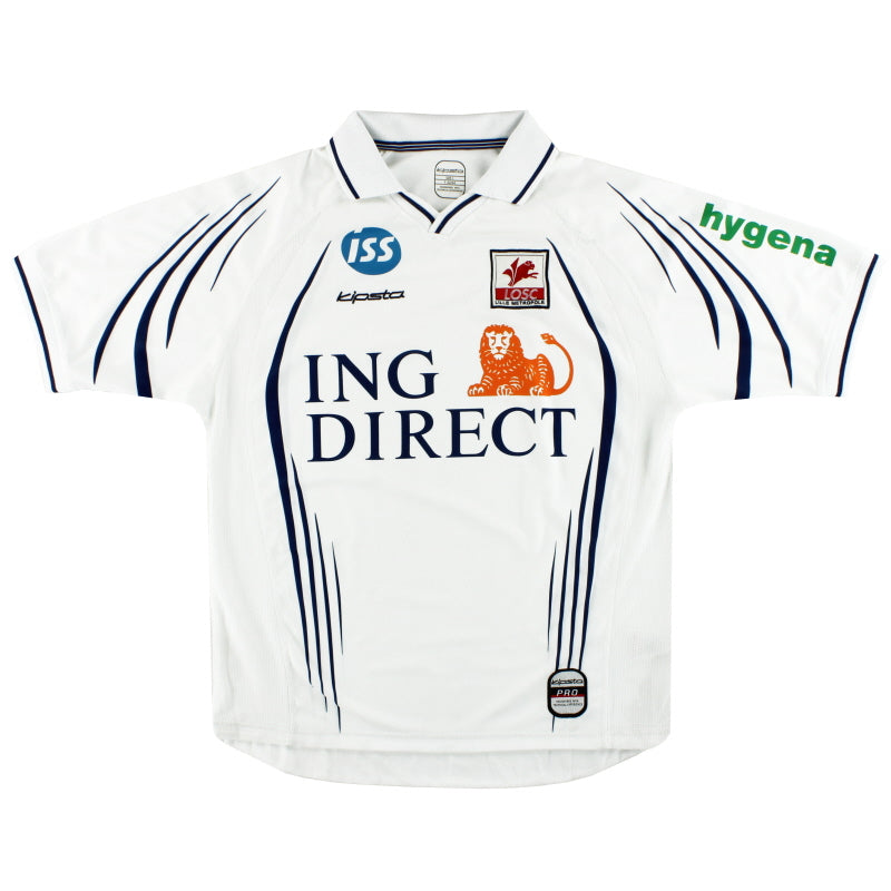 2001-02 Lille Away Shirt L Football Shirt