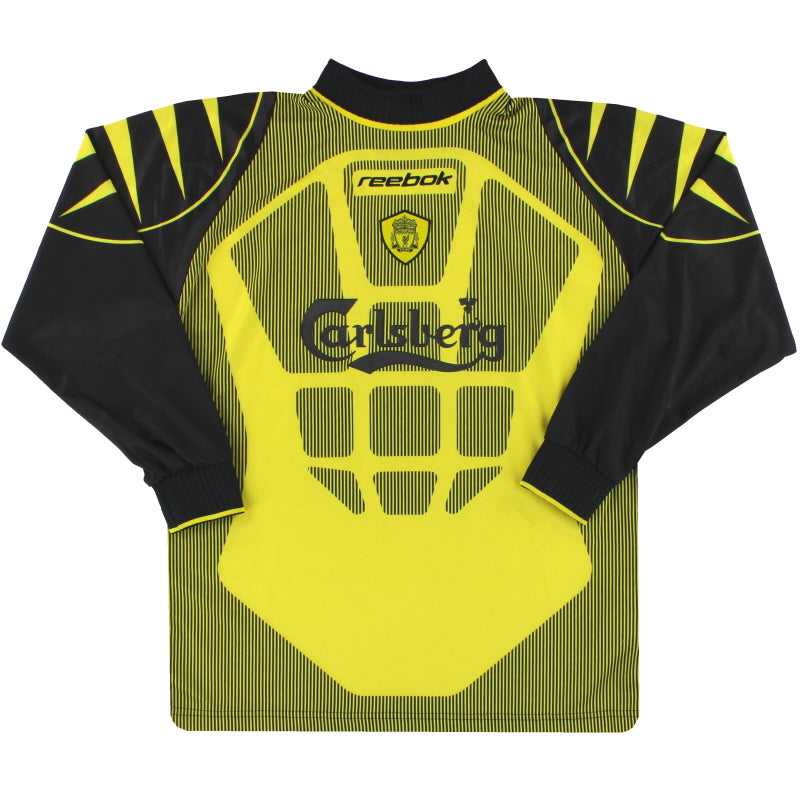 2001-02 Liverpool Reebok Goalkeeper Shirt S Football Shirt