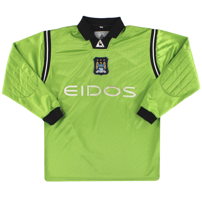 2001-02 Manchester City Le Coq Sportif Goalkeeper Shirt M Football Shirt
