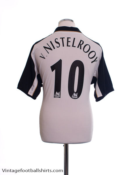 2001-02 Manchester United Centenary Away Shirt v.Nistelrooy #10 L Football Shirt