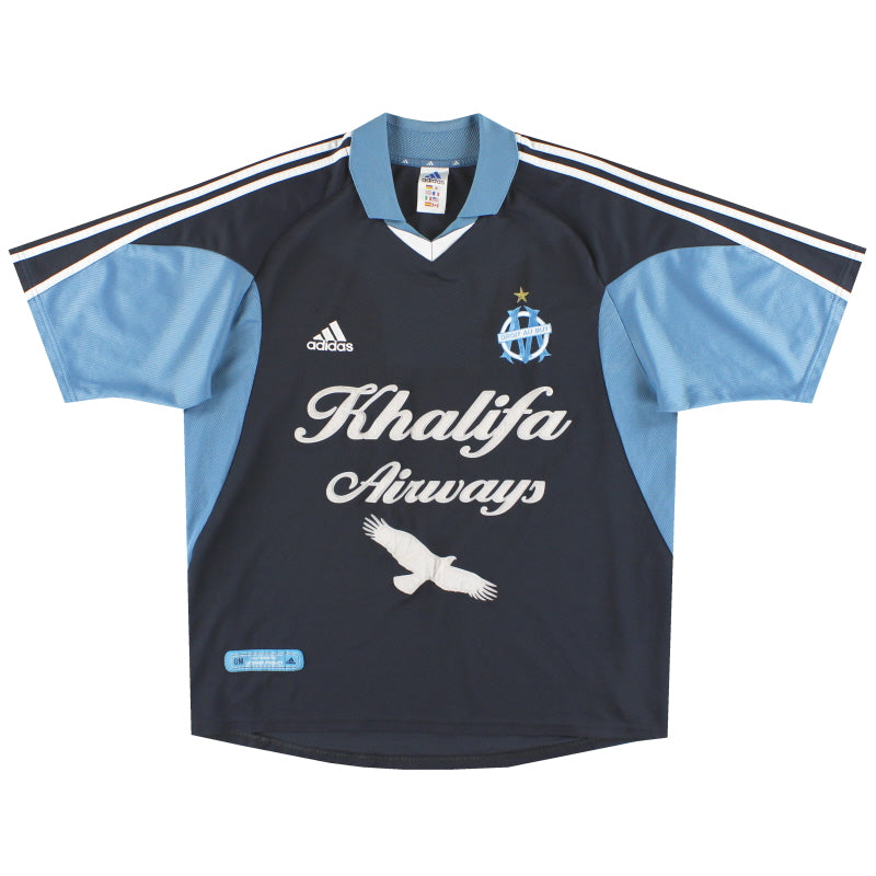 2001-02 Marseille adidas Away Shirt XL Football Shirt