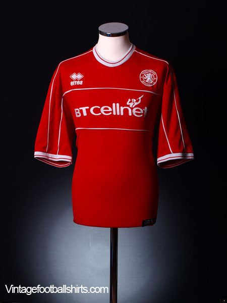 2001-02 Middlesbrough Home Shirt XL Football Shirt