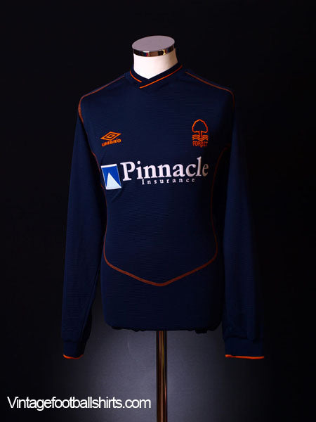 2001-02 Nottingham Forest Goalkeeper Shirt L Football Shirt