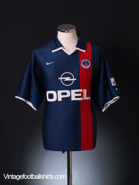 2001-02 Paris Saint-Germain Home Shirt L Football Shirt