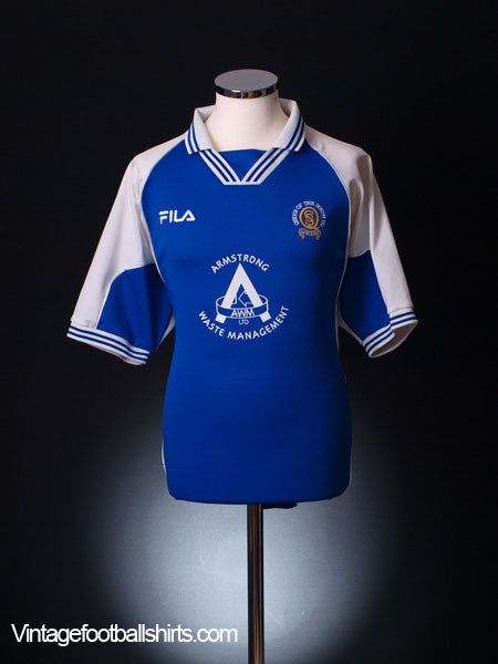 2001-02 Queen of the South Home Shirt L Football Shirt