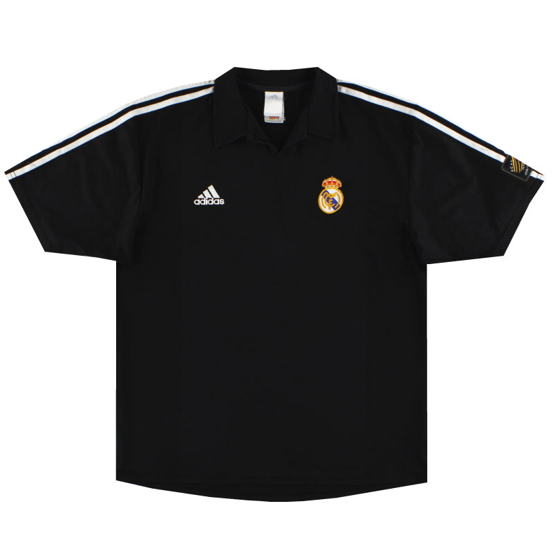2001-02 Real Madrid adidas CL Away Shirt L Football Shirt