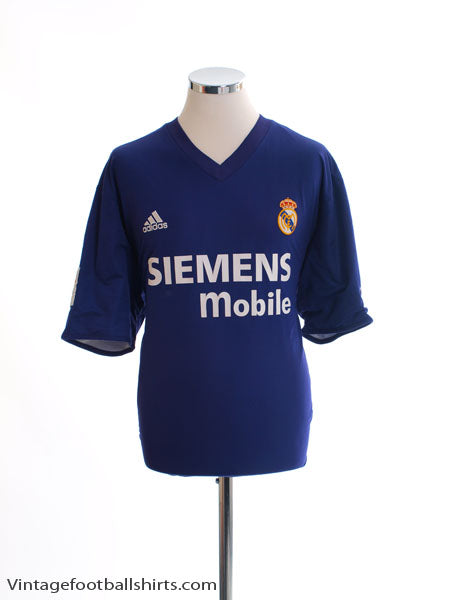 2001-02 Real Madrid Centenary Third Shirt XL Football Shirt