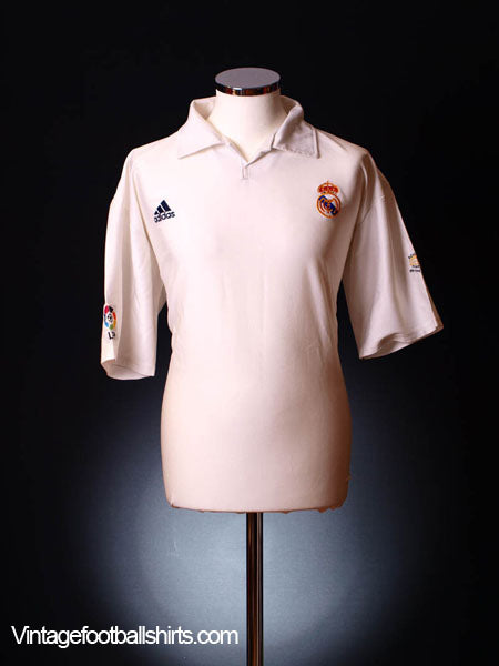 2001-02 Real Madrid Centenary Home Shirt XL Football Shirt