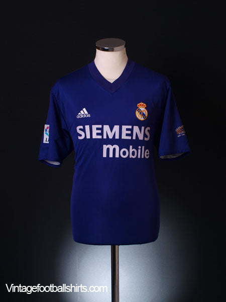 2001-02 Real Madrid Third Shirt L Football Shirt