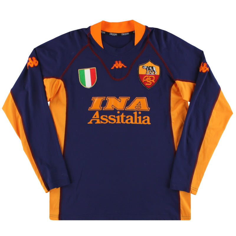2001-02 Roma Kappa Third Shirt XL Football Shirt