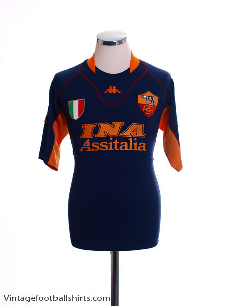 2001-02 Roma Third Shirt XXL Football Shirt