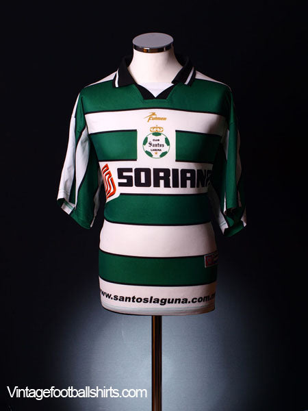 2001-02 Santos Laguna Home Shirt L Football Shirt