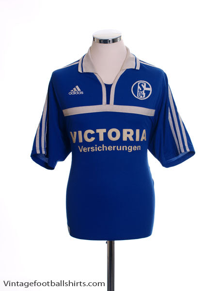 2001-02 Schalke Home Shirt L Football Shirt