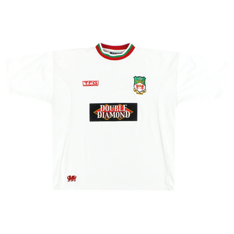 2001-02 Wrexham TFG Away Shirt L Football Shirt