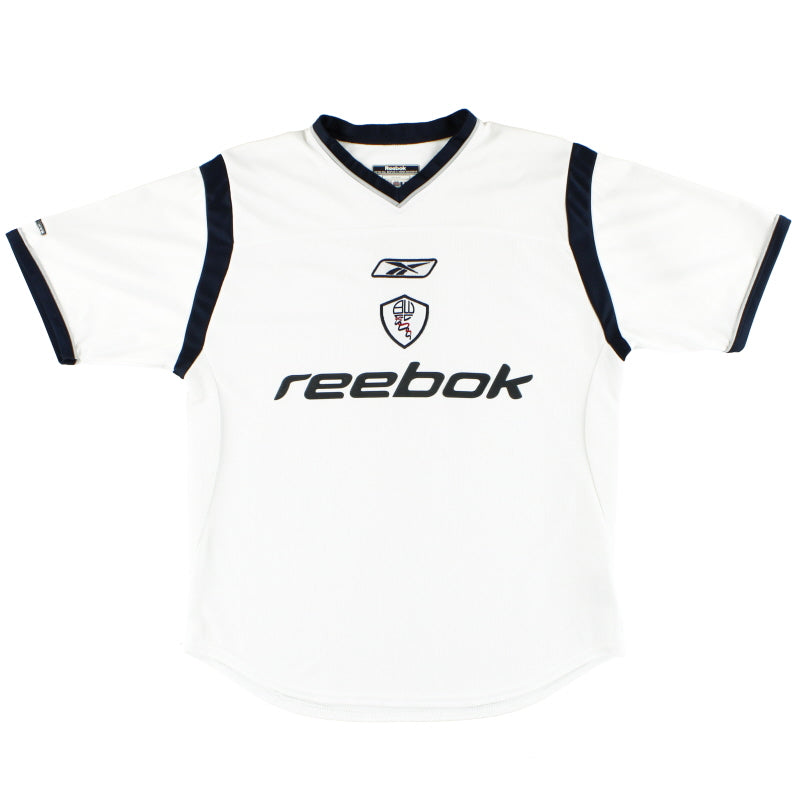 2001-03 Bolton Reebok Home Shirt L Football Shirt