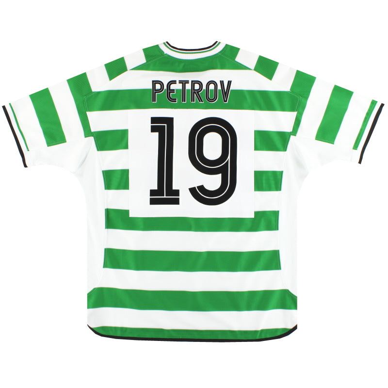 2001-03 Celtic Umbro Home Shirt Petrov #19 XXL Football Shirt