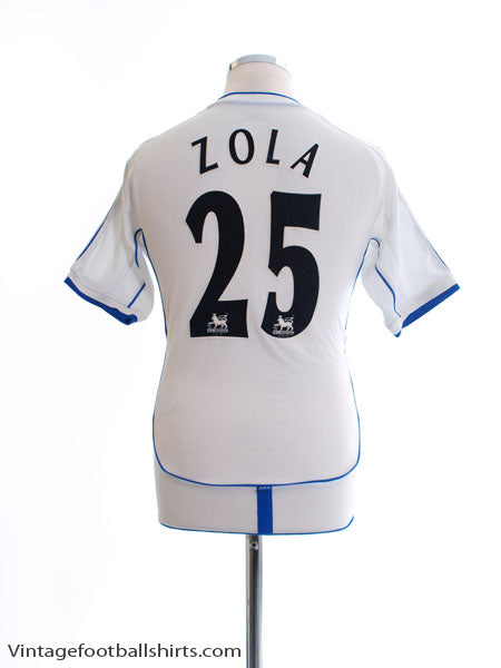 2001-03 Chelsea Away Shirt Zola #25 S Football Shirt