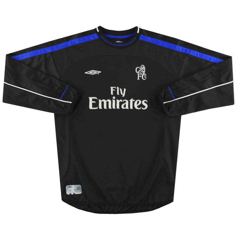 2001-03 Chelsea Umbro Goalkeeper Shirt L.Boys Football Shirt