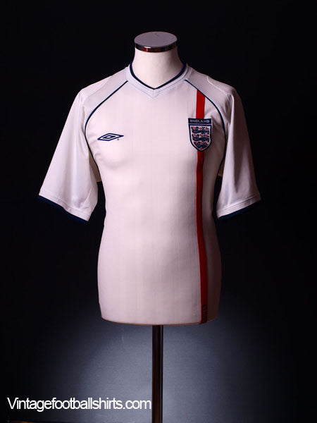 2001-03 England Home Shirt XL Football Shirt