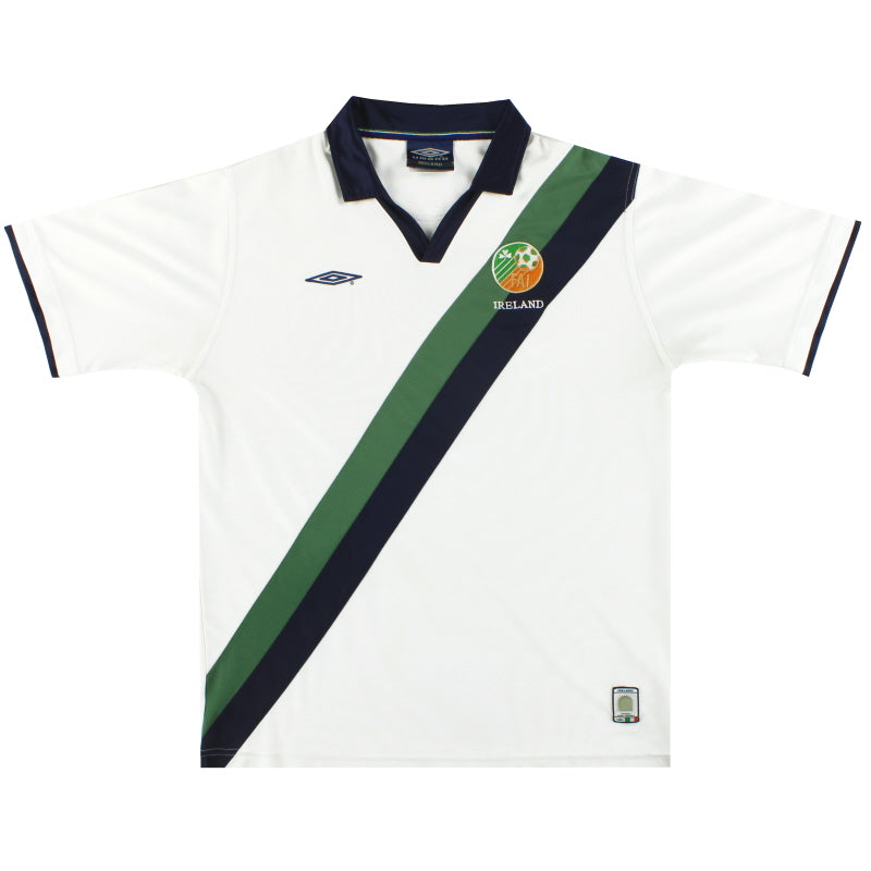 2001-03 Ireland Umbro Training Shirt L Training Shirt