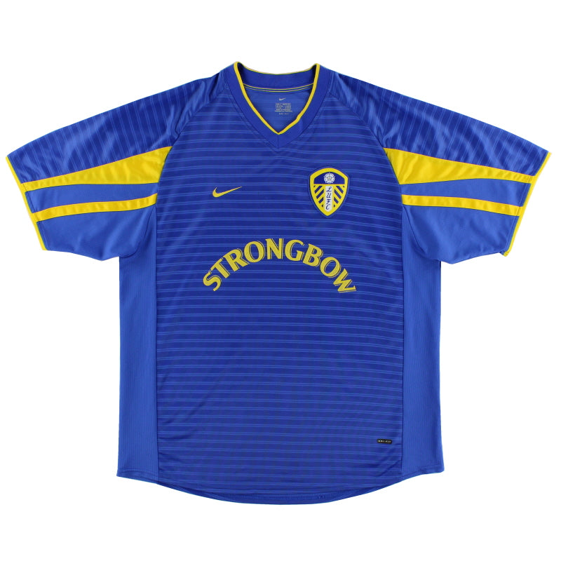 2001-03 Leeds Nike Away Shirt L Football Shirt