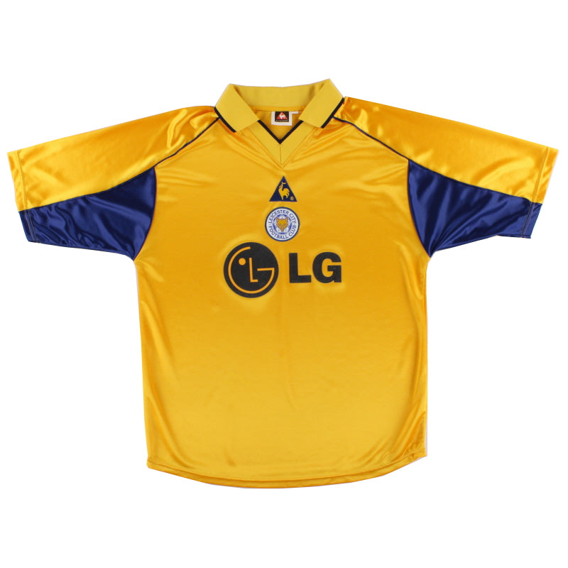 2001-03 Leicester Le Coq Sportif Third Shirt L Football Shirt