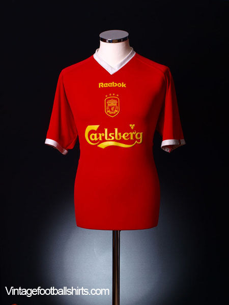 2001-03 Liverpool European Shirt S Football Shirt