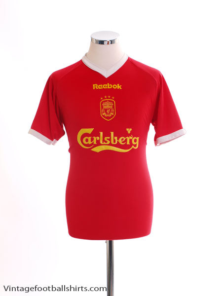 2001-03 Liverpool European Shirt S Football Shirt