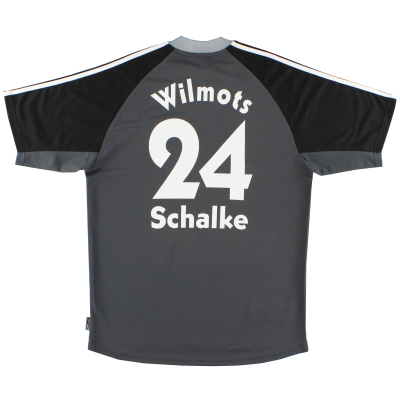 2001-03 Schalke Away Shirt Wilmots #24 M Football Shirt