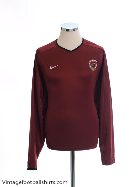 2001-03 Sparta Prague Home Shirt L/S XL Football Shirt