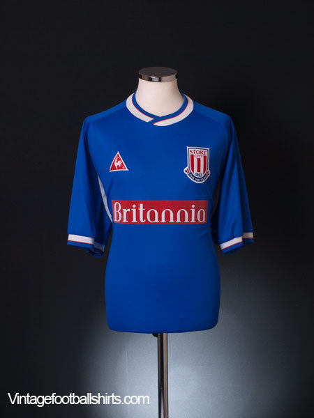 2001-03 Stoke City Away Shirt L Football Shirt