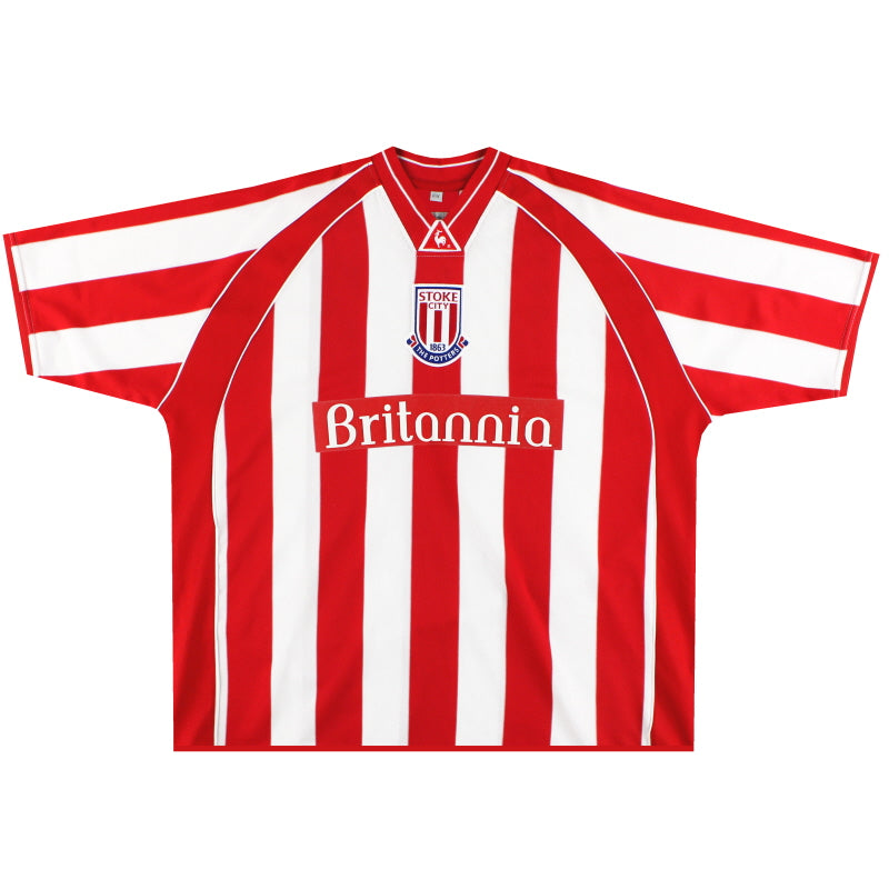 2001-03 Stoke City Le Coq Sportif Home Shirt S Football Shirt