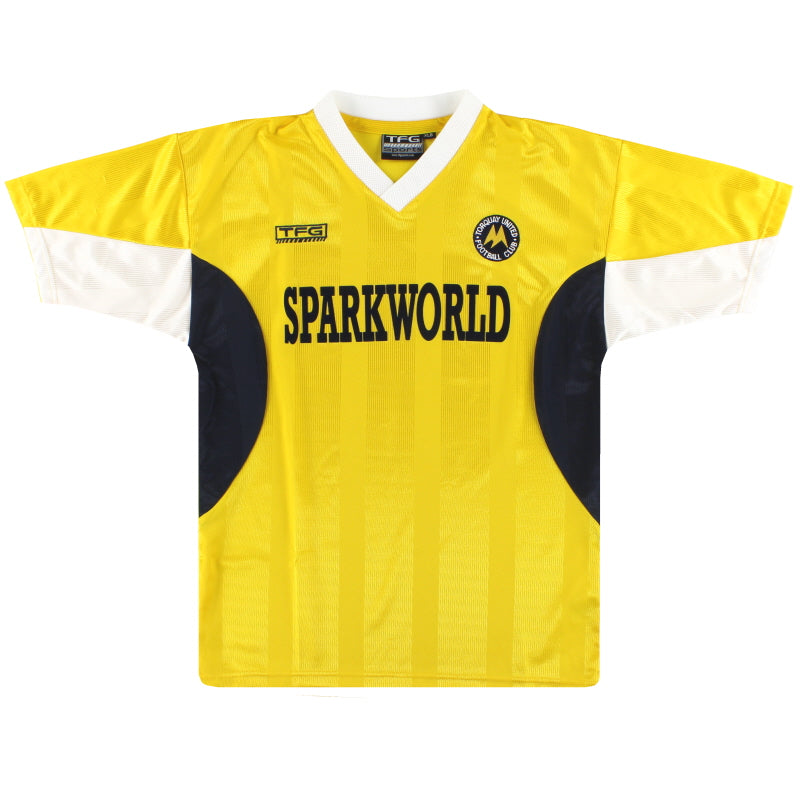 2001-03 Torquay TFG Home Shirt XL.Boys Football Shirt
