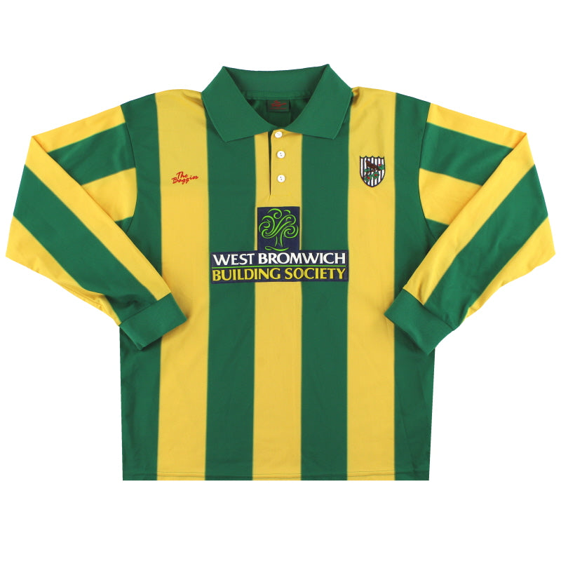 2001-03 West Brom Away Shirt L/S L Football Shirt