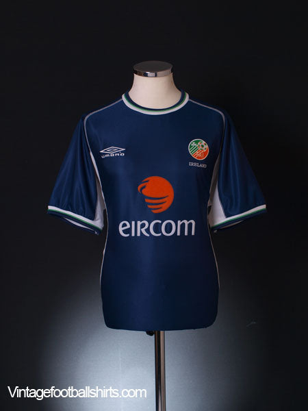 2001 Ireland Umbro Training Shirt M Training Shirt