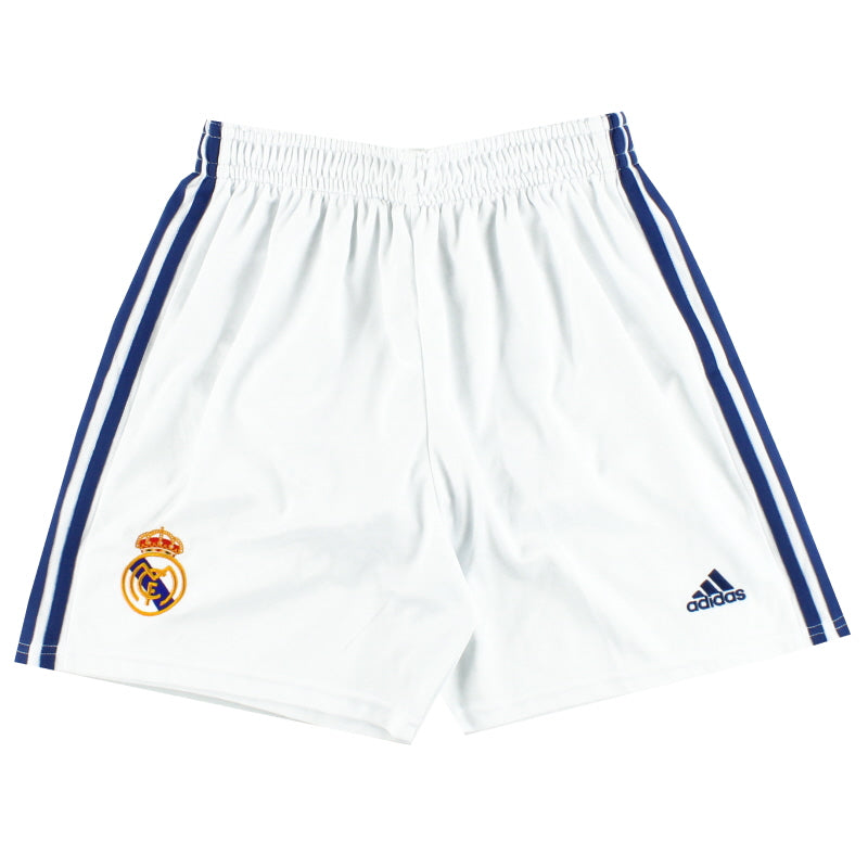 2001 Real Madrid adidas Home Shorts S Football Shorts