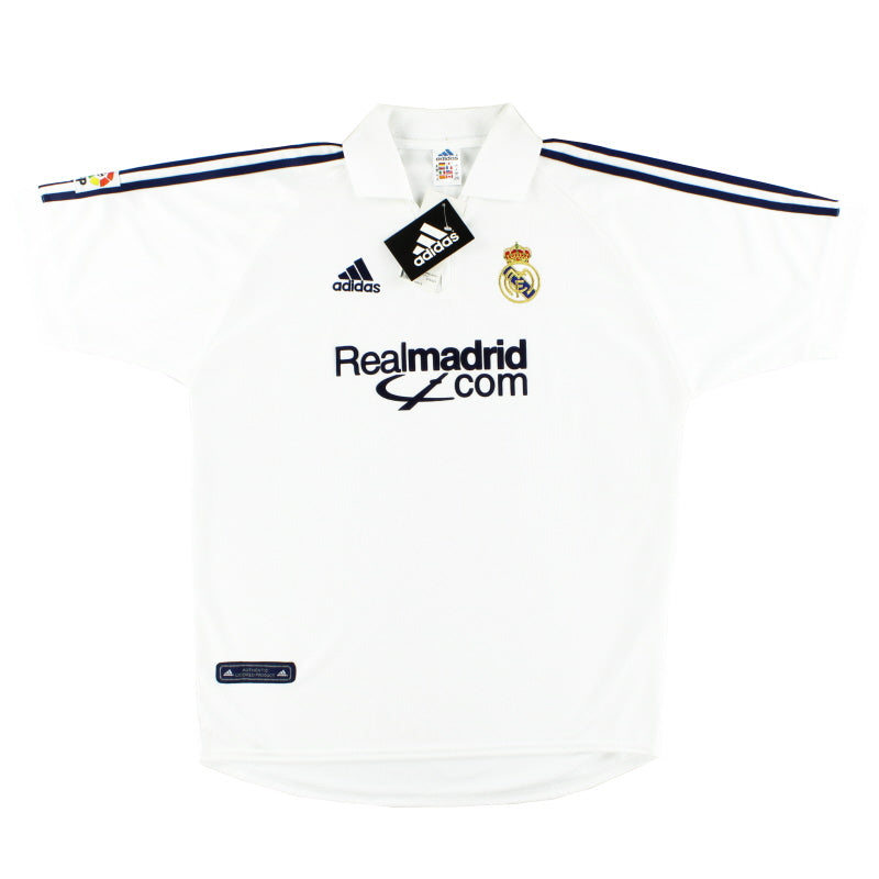 2001 Real Madrid adidas Home Shirt *w/tags* XL Football Shirt