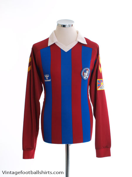2001 Tibet Home Shirt L/S L Football Shirt