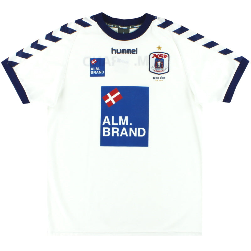 2002-03 AGF Aarhus Hummel Centenary Home Shirt M/L Football Shirt
