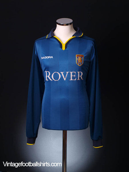 2002-03 Aston Villa Goalkeeper Shirt L/S XL Football Shirt