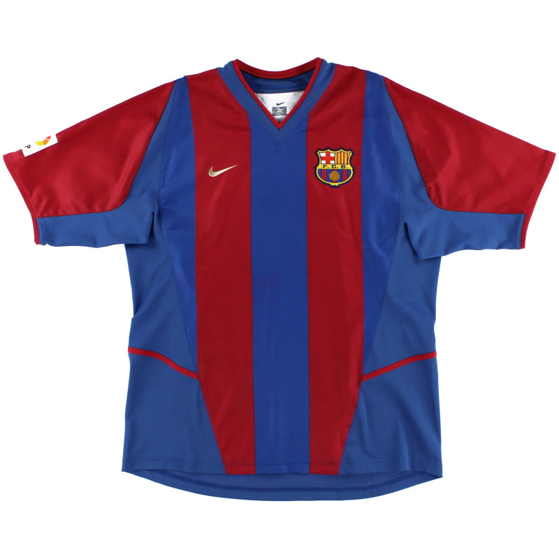 2002-03 Barcelona Nike Home Shirt XL.Boys Football Shirt
