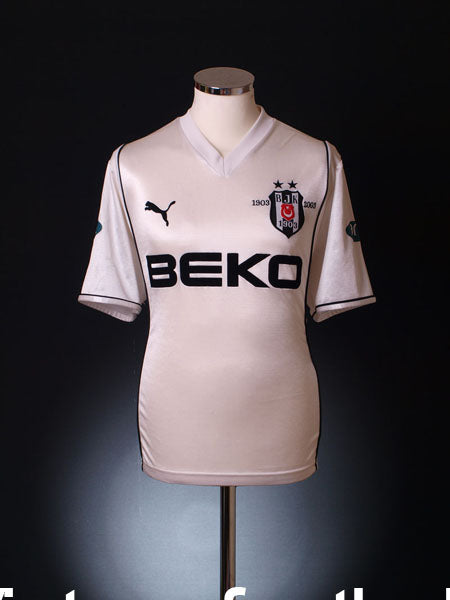 2002-03 Besiktas Centenary Home Shirt M Football Shirt