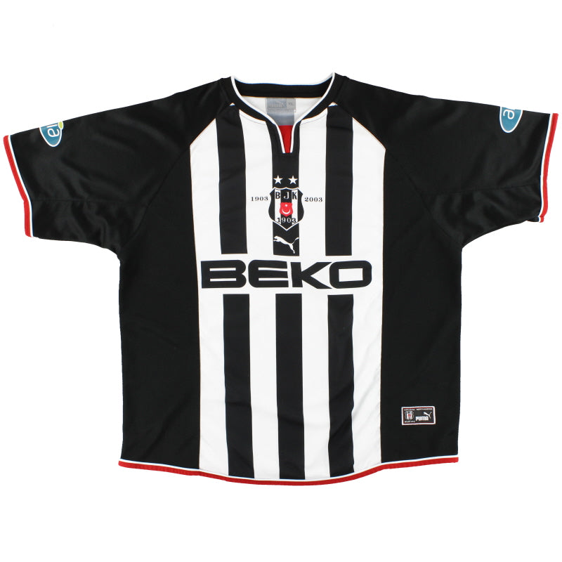 2002-03 Besiktas Puma Centenary Away Shirt XL Football Shirt