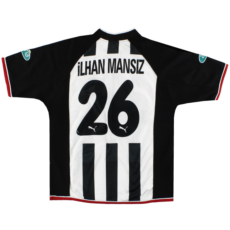 2002-03 Besiktas Puma Centenary Away Shirt Ilhan Mansiz #26 L Football Shirt