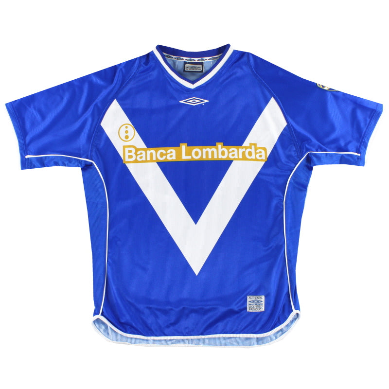 2002-03 Brescia Umbro Home Shirt *Mint* M Football Shirt