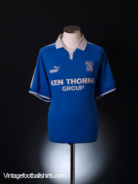 2002-03 Cardiff Home Shirt L Football Shirt