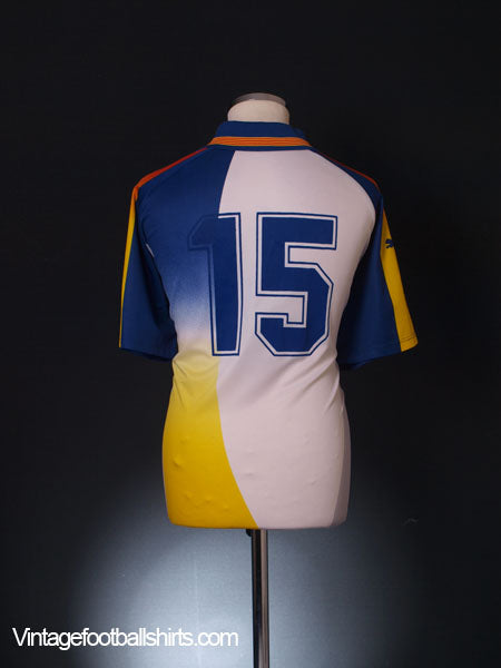 2002-03 Catalunya Puma Player Issue Away Shirt #15 L Football Shirt