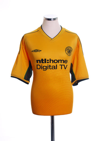 2002-03 Celtic Away Shirt XL Football Shirt